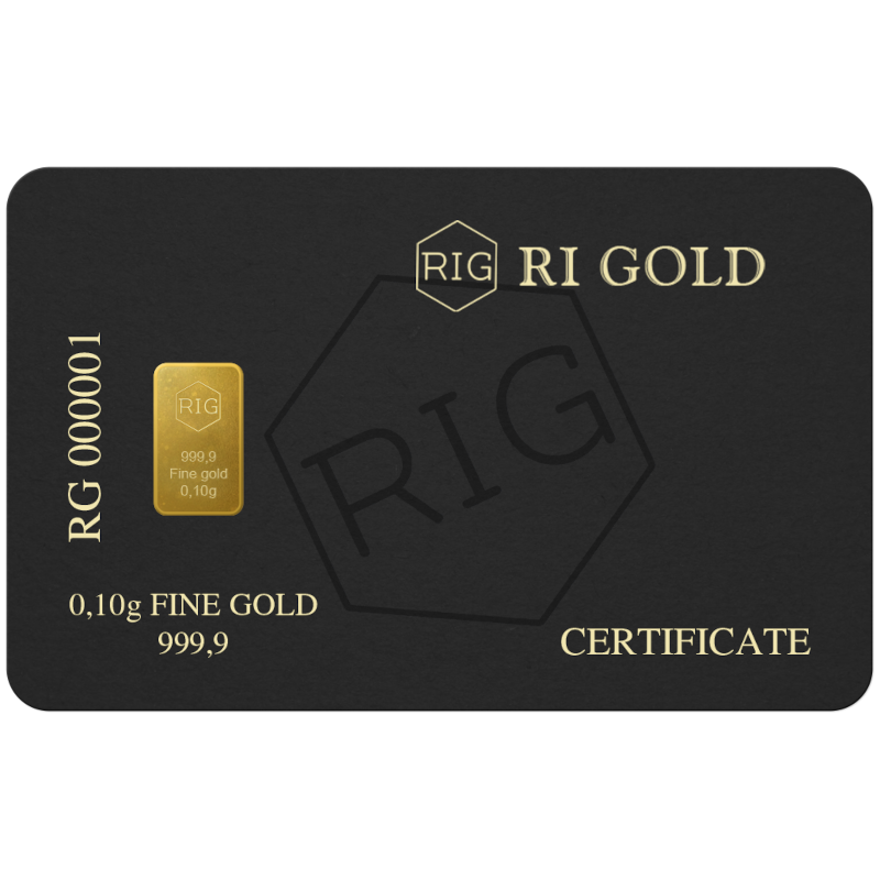 0.1 gram Gold bar