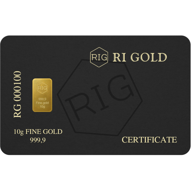 10 Gram Gold bar